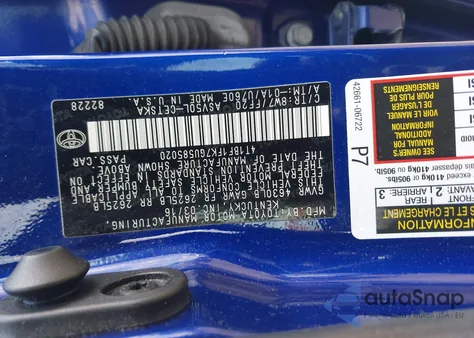 2016 Toyota Camry Se z USA, uszkodzony, nr VIN 4T1BF1FK7GU585020